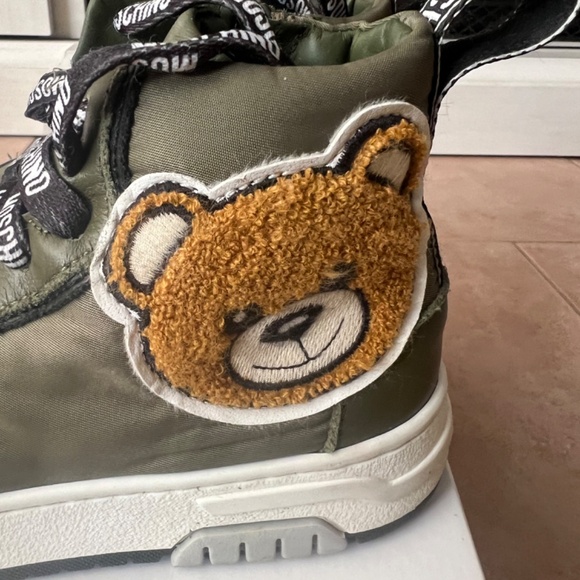 Moschino High top Teddy Sport Sneaker size IT 31 / US 13 - Picture 5 of 9